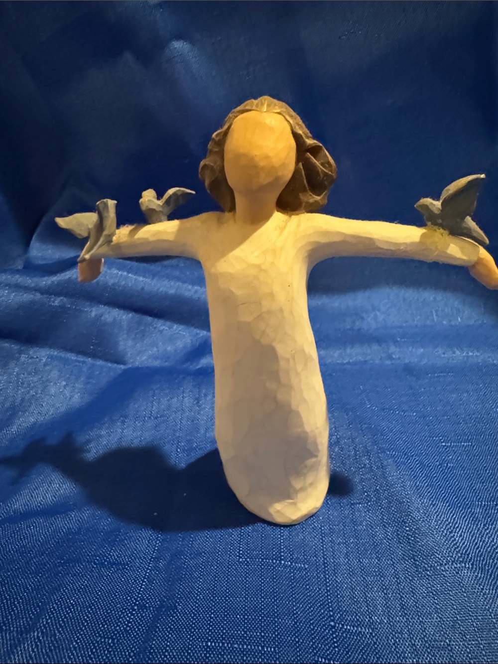 Willow Tree Happiness Figurine with Birds - No Box